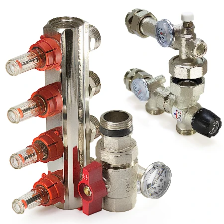 Коллекторные группы для теплого пола и отопления